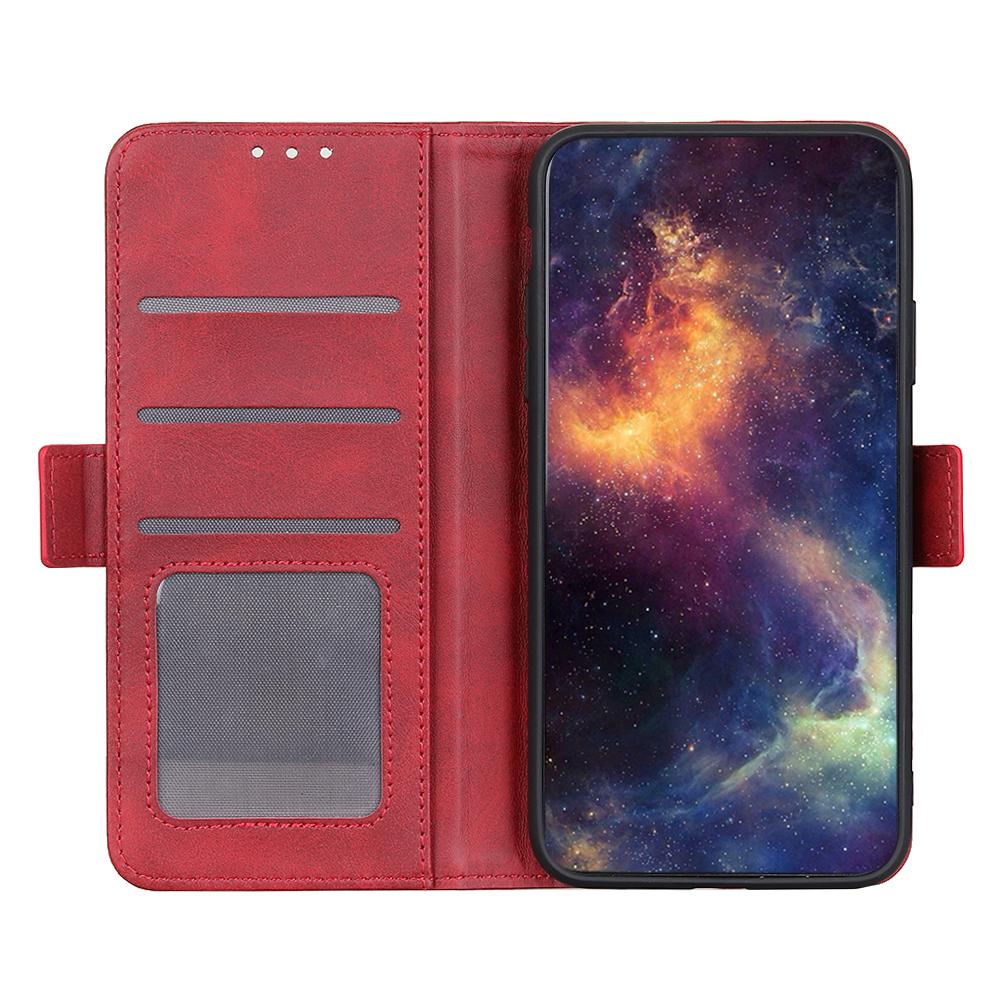 Phone Cover for Nokia C32 Anti-drop Cowhide Texture PU Leather Foldable Stand Wallet Case Red
Phone Cover for Nokia C32 Anti-drop Cowhide Texture PU Leather Foldable Stand Wallet Case Red