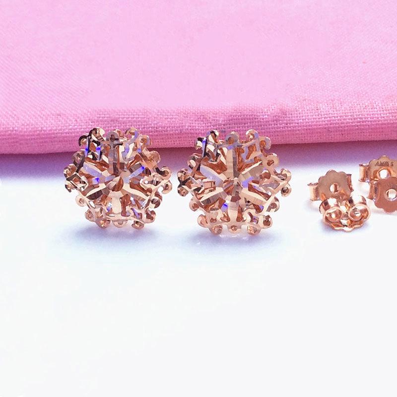 Starryfu Rose Gold Russian 585 Snowflake Stud Earrings, Purple Gold Women s Sparkling Korean Style
Starryfu Rose Gold Russian 585 Snowflake Stud Earrings, Purple Gold Women s Sparkling Korean Style