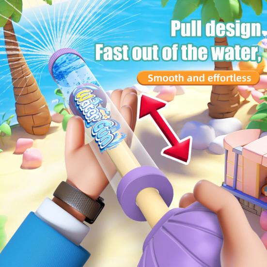 Water Shooter High Pressure Water Squirter Sparkler Effect Pulling Tube Design Splash Playtime Toy Summer Fighting Game for Kids Boys Girls
Water Shooter High Pressure Water Squirter Sparkler Effect Pulling Tube Design Splash Playtime Toy Summer Fighting Game for Kids Boys Girls