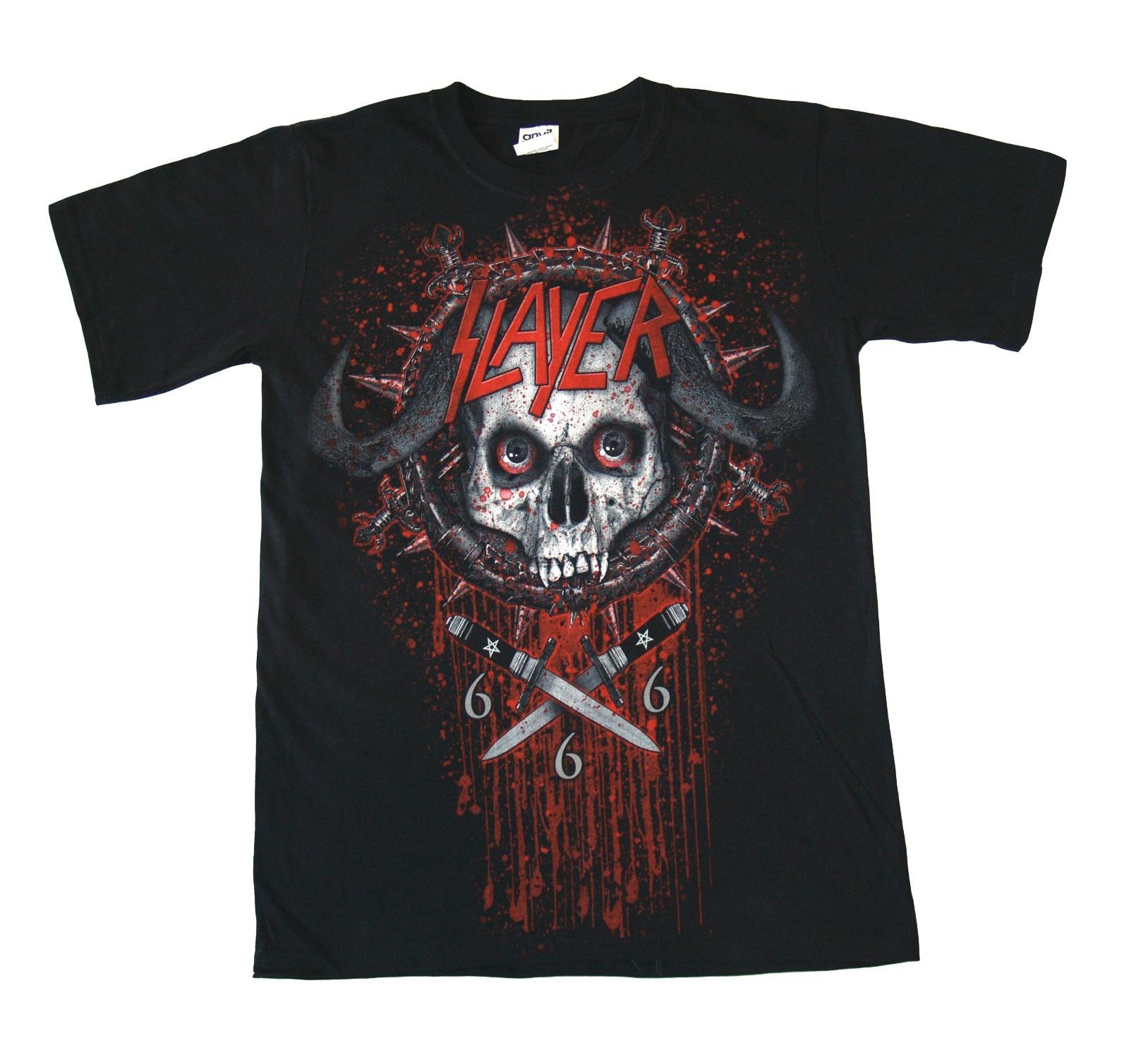 SLAYER - Horned Skull - T Shirt Mens Womens Tees Top SMALL Brand New - Official Merchandise S
SLAYER - Horned Skull - T Shirt Mens Womens Tees Top SMALL Brand New - Official Merchandise S
