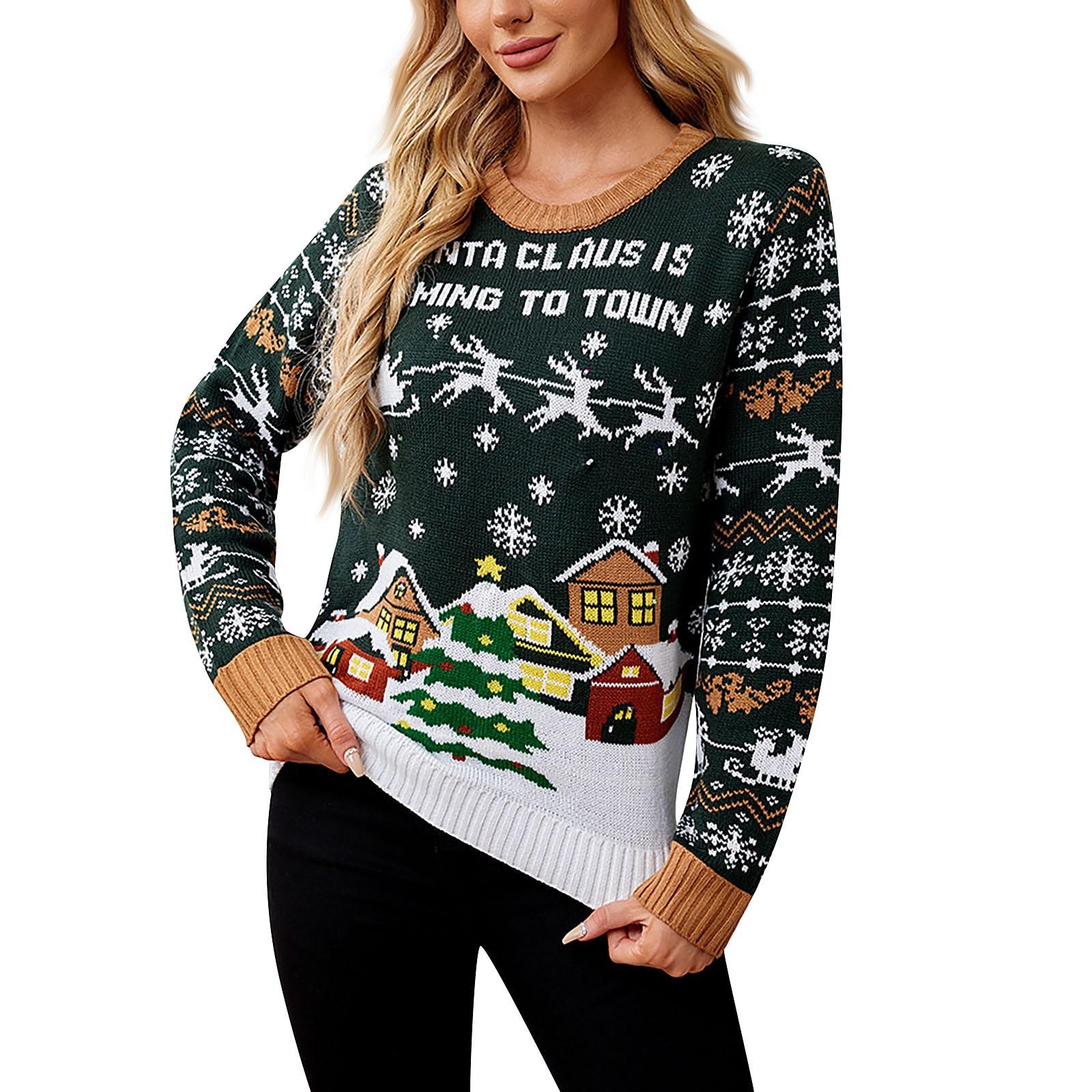 Женский модный красный свитер с длинным рукавом и круглым вырезом со светодиодной подсветкой M
Женский модный красный свитер с длинным рукавом и круглым вырезом со светодиодной подсветкой M