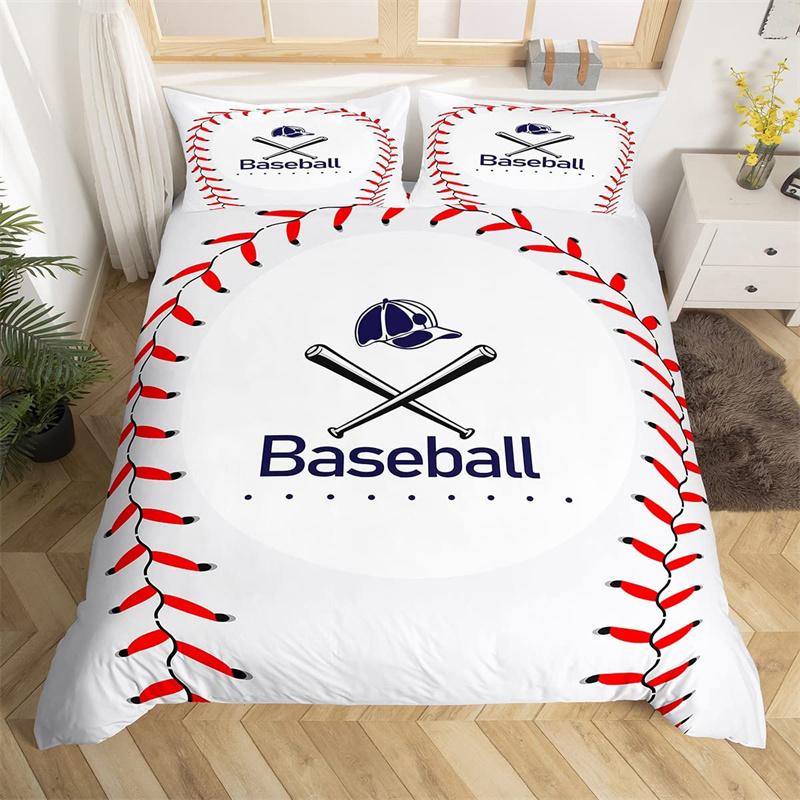 Baseball Duvet Cover King Size Polyester Sports Theme Bedding Set For Baseball Lovers Boys Girls EU single(135x200cm)
Baseball Duvet Cover King Size Polyester Sports Theme Bedding Set For Baseball Lovers Boys Girls EU single(135x200cm)