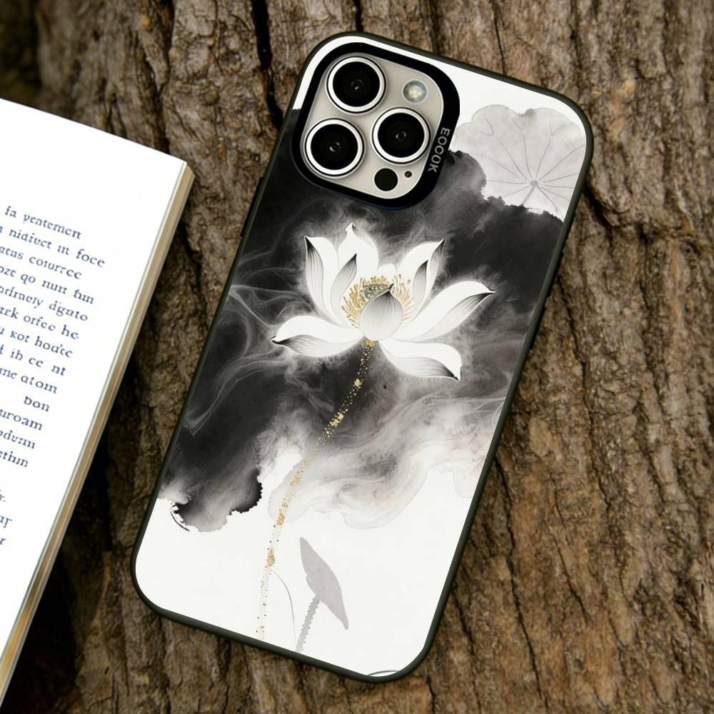 Chinese Ink Lotus Phone Case For iPhone 17,16,15,14,13,12,11 Plus,Pro Max,XS,Colorful Silver Black Cover iPhone14
Chinese Ink Lotus Phone Case For iPhone 17,16,15,14,13,12,11 Plus,Pro Max,XS,Colorful Silver Black Cover iPhone14