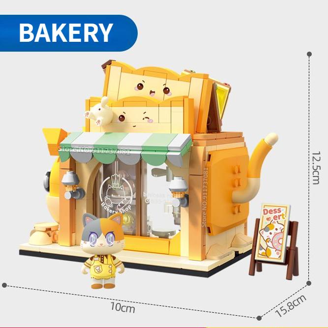 Уличный десертный магазин Кафе Пекарня Архитектурная модель Строительные блоки Вид на город Кирпичики Украшения Игрушки для девочек Детские подарки No box
Уличный десертный магазин Кафе Пекарня Архитектурная модель Строительные блоки Вид на город Кирпичики Украшения Игрушки для девочек Детские подарки No box