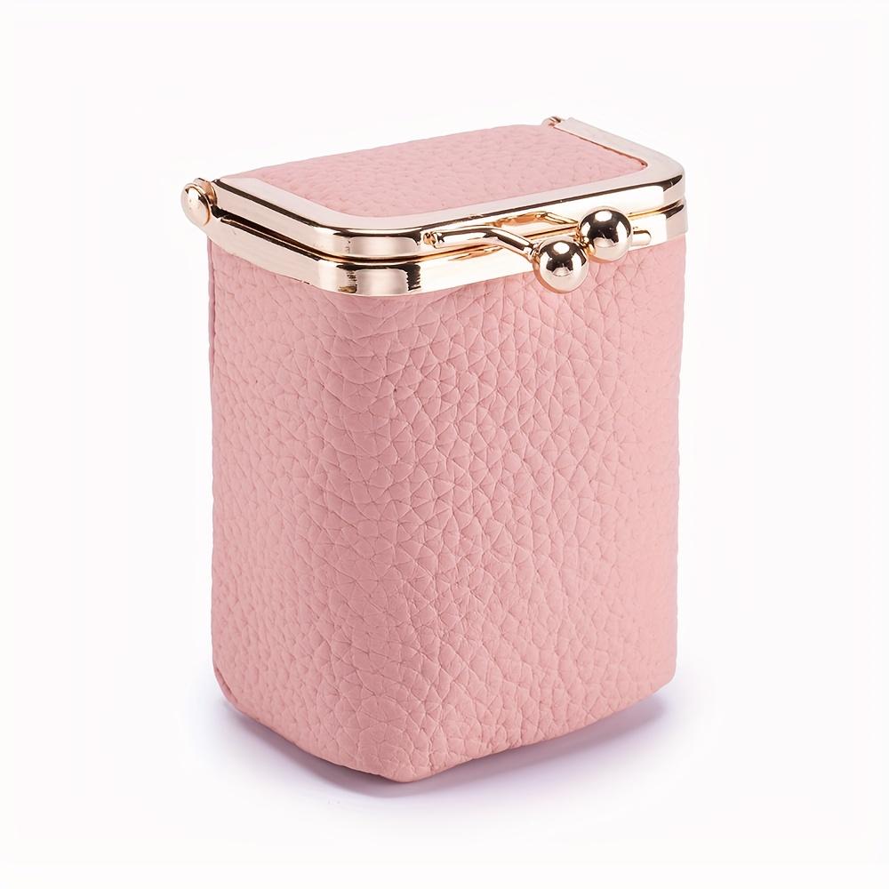 Genuine Leather Lipstick Organizer - Vintage Makeup Bag with Kiss Clasp Lock, Compact Purse for Women, Elegant Lipstick Case & Coin Purse 1pc рожевий
Genuine Leather Lipstick Organizer - Vintage Makeup Bag with Kiss Clasp Lock, Compact Purse for Women, Elegant Lipstick Case & Coin Purse 1pc рожевий