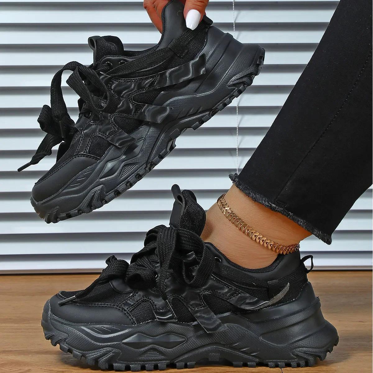 Розмір 35-44 Жіночі кросівки на платформі Zapatillas De Mujer Комфортне спортивне повсякденне взуття Zapatillas Збільшують зріст Взуття для ходьби Tenis 44 чорний
Розмір 35-44 Жіночі кросівки на платформі Zapatillas De Mujer Комфортне спортивне повсякденне взуття Zapatillas Збільшують зріст Взуття для ходьби Tenis 44 чорний