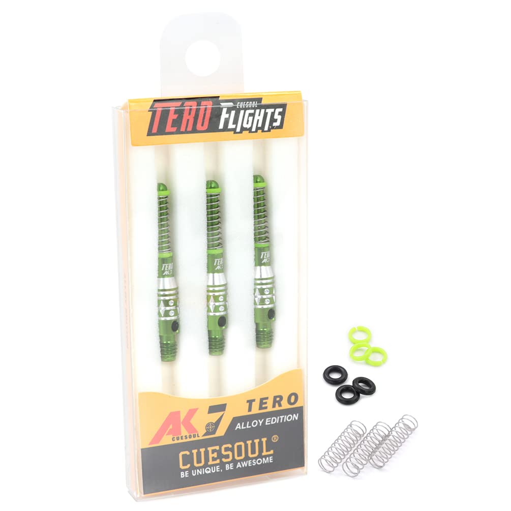 CUESOUL TERO System AK7 Telescopic Aluminum Dart Set of 3 Built-in Shaft, - C33.6mm (CS-AK7L-3C35)
CUESOUL TERO System AK7 Telescopic Aluminum Dart Set of 3 Built-in Shaft, - C33.6mm (CS-AK7L-3C35)