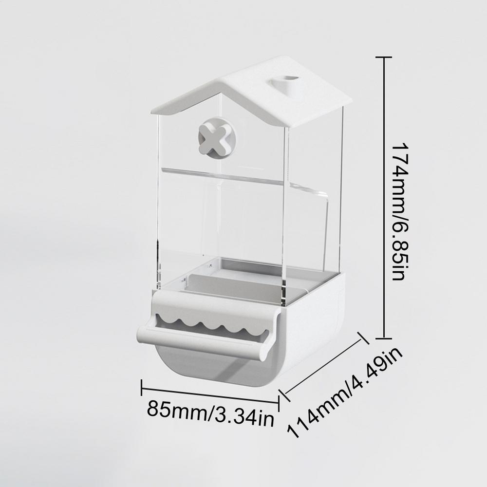Automatic Bird Feeder Indoor Parakeet Feeder Lovebird Food Container Splash-Proof Feeding Supplies For Cockatiel Parakeet белый
Automatic Bird Feeder Indoor Parakeet Feeder Lovebird Food Container Splash-Proof Feeding Supplies For Cockatiel Parakeet белый