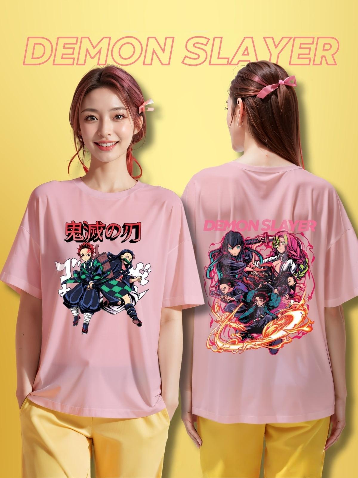 Summer 2026 Demon Slayer Protagonist Group Collection Main Image 100 Cotton Printed Loose Fashion Tshirt Malefemale Top S
Summer 2026 Demon Slayer Protagonist Group Collection Main Image 100 Cotton Printed Loose Fashion Tshirt Malefemale Top S