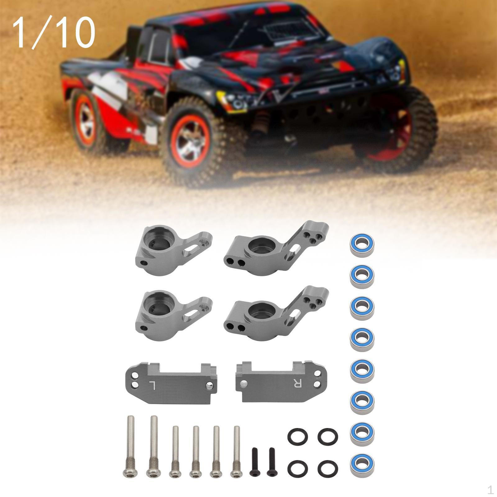 Aluminum Alloy Steering Blocks and Rear Stub Axle Carriers for 1:10 Crawler RC Cars сірий колір
Aluminum Alloy Steering Blocks and Rear Stub Axle Carriers for 1:10 Crawler RC Cars сірий колір