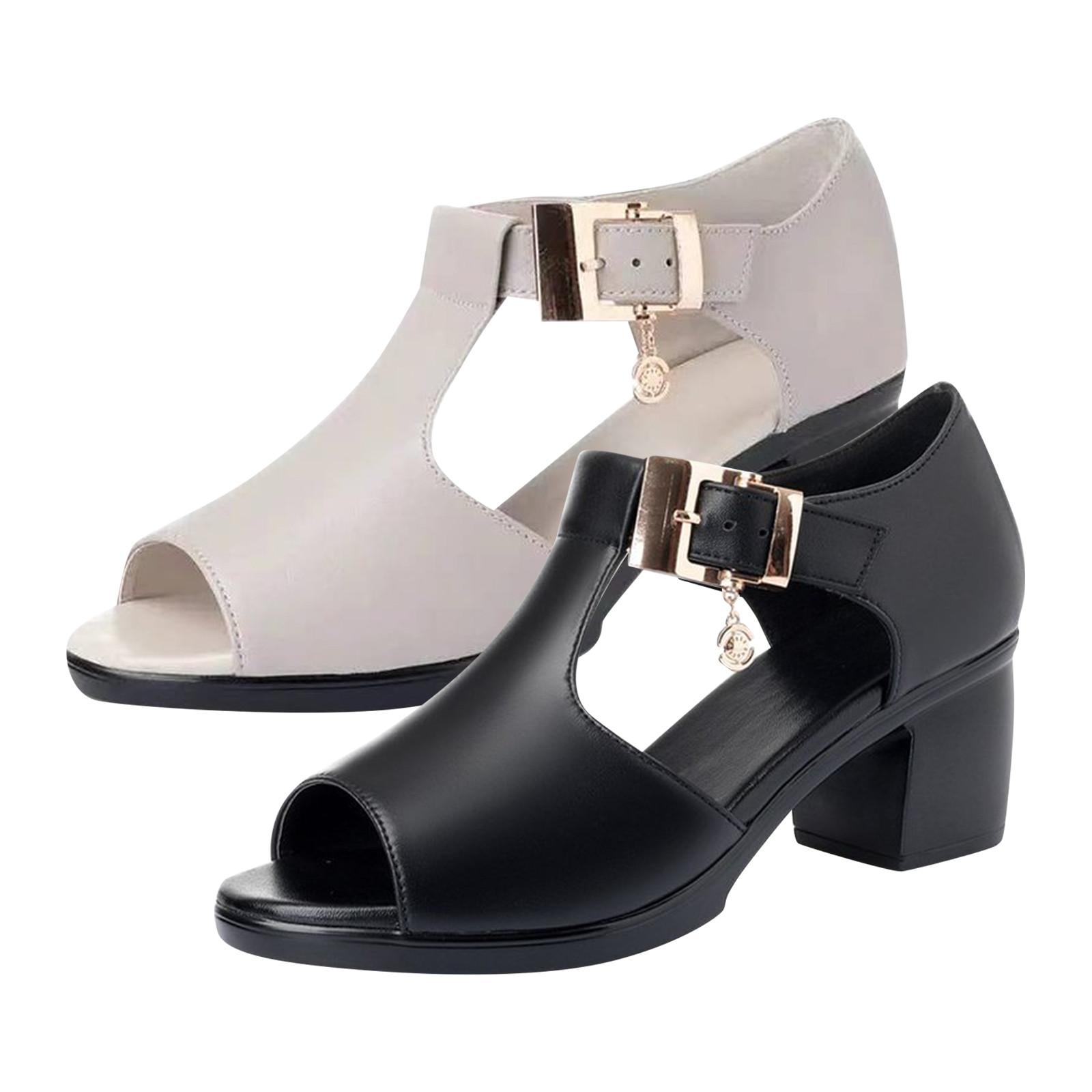 Новые летние босоножки на наклонном каблуке на толстой подошве с замшей и пряжкой снизу для комфортной, повседневной и модной женской обуви 35 чёрный
Новые летние босоножки на наклонном каблуке на толстой подошве с замшей и пряжкой снизу для комфортной, повседневной и модной женской обуви 35 чёрный