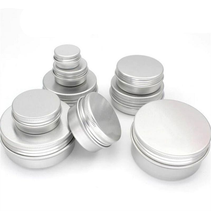 10Pcs 5g 10g 15g Empty Aluminum Tins Cans Screw Top Round Candle Spice Tins Cans With Screw Lid Container Cosmetics Cream Bottle
10Pcs 5g 10g 15g Empty Aluminum Tins Cans Screw Top Round Candle Spice Tins Cans With Screw Lid Container Cosmetics Cream Bottle