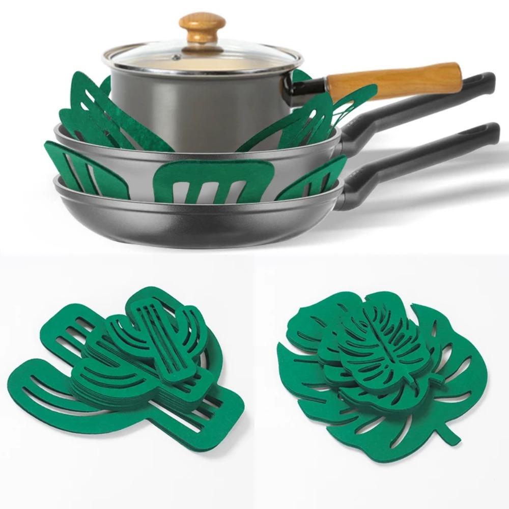 24pcs Green Palm Leaves Shaped Pan Pads Heat Insulation Pots Separator Placemat Protect Cookware
24pcs Green Palm Leaves Shaped Pan Pads Heat Insulation Pots Separator Placemat Protect Cookware