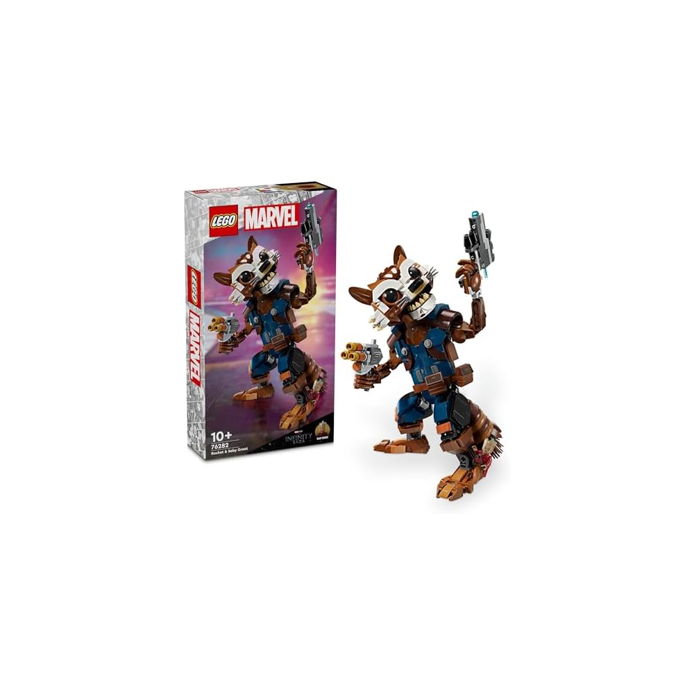 LEGO Super Heroes Rocket and Baby Groot Building Blocks Toy for Kids Ages 9-12
LEGO Super Heroes Rocket and Baby Groot Building Blocks Toy for Kids Ages 9-12