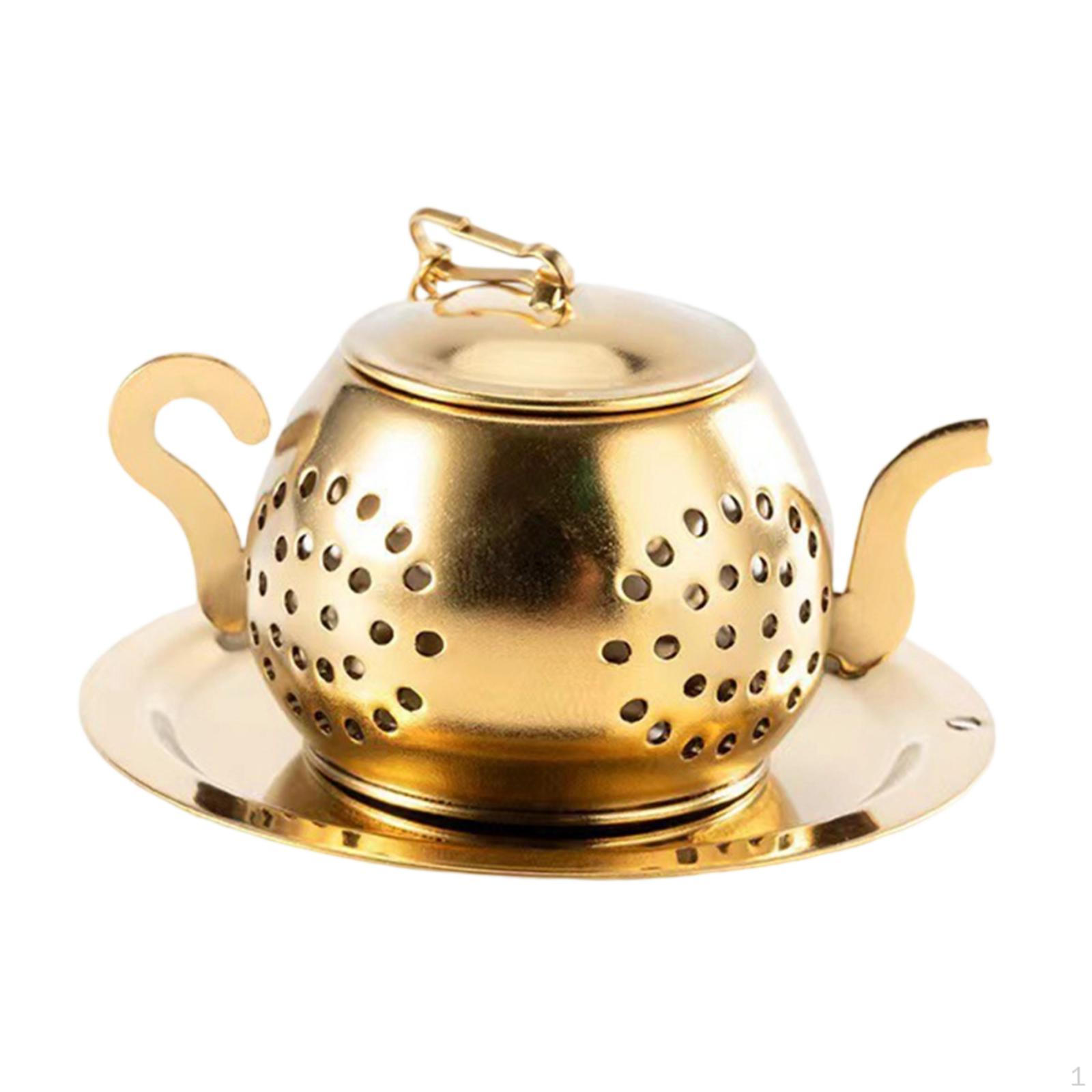 Чайный инфузор для заваривания листового чая, подарки, с удлиненным крючком-цепочкой, универсальная многоразовая специя