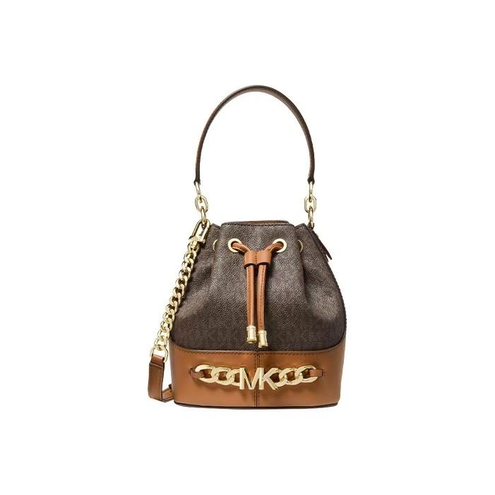 Michael Kors Mk Devon Classic Monogram Color Block Leather Shoulder Crossbody Bag Small Women Bags Dark-Brown Acorn-Brown 32S2GDVC0B-252 Basic Set (Bag+Dust Bag)
Michael Kors Mk Devon Classic Monogram Color Block Leather Shoulder Crossbody Bag Small Women Bags Dark-Brown Acorn-Brown 32S2GDVC0B-252 Basic Set (Bag+Dust Bag)