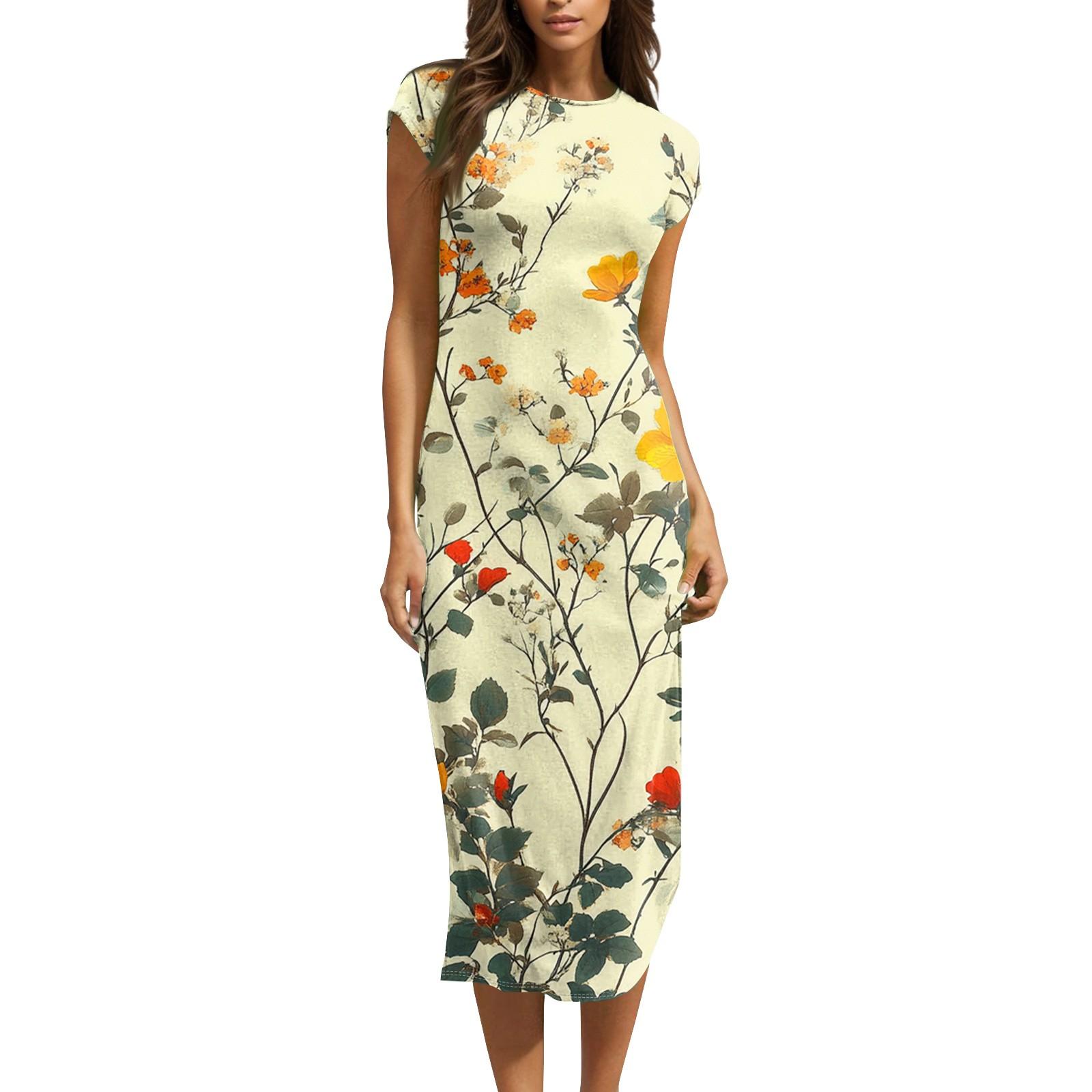 Женские платья миди с коротким рукавом и воротником-хомут, весна-лето, вечернее платье XL жёлтый
Женские платья миди с коротким рукавом и воротником-хомут, весна-лето, вечернее платье XL жёлтый