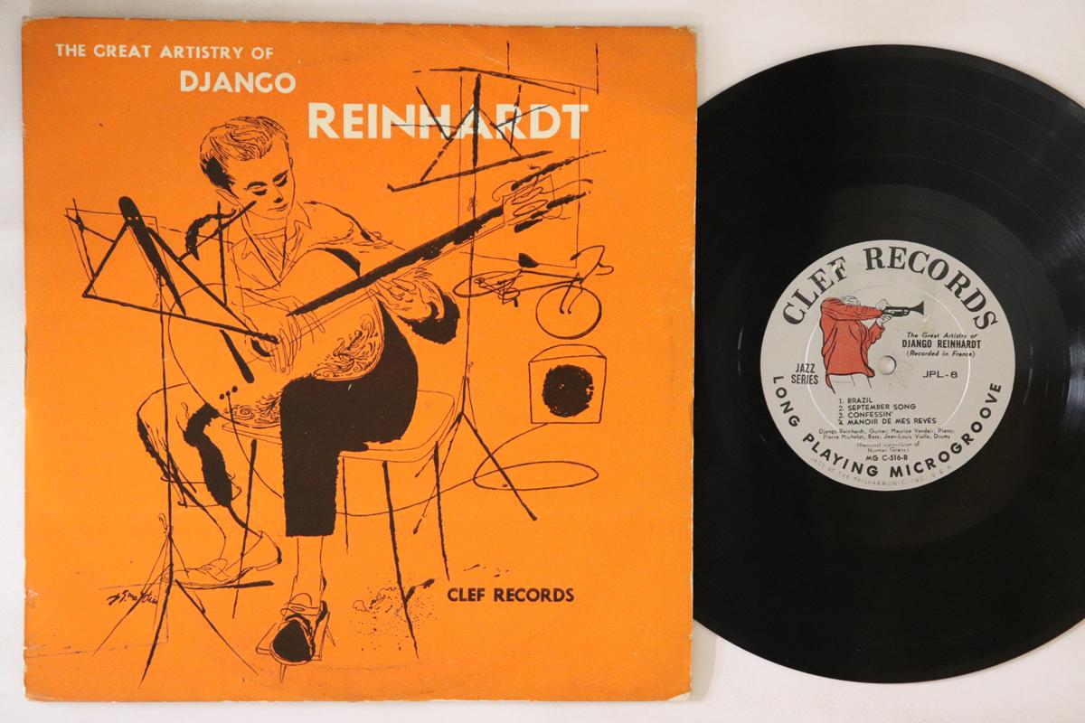 10inch Record DJANGO REINHARDT - Great Artistry Of Django Reinhardt JPL8 CLEF US Jazz Used
10inch Record DJANGO REINHARDT - Great Artistry Of Django Reinhardt JPL8 CLEF US Jazz Used
