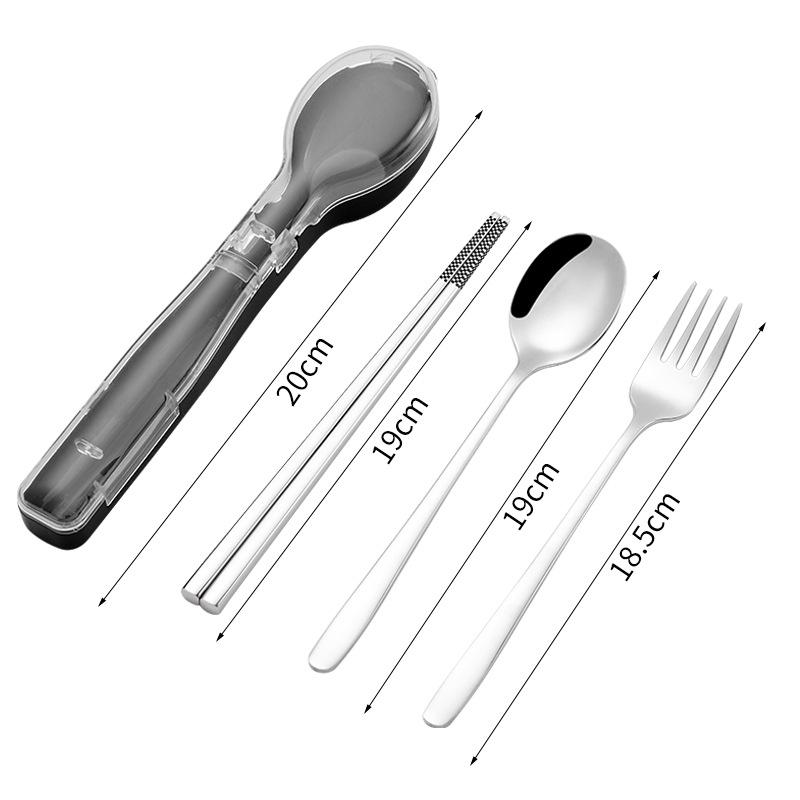 Набор столовой посуды из нержавеющей стали, столовые приборы, наборы для кемпинга и путешествий, палочки для еды, вилка, ложка, футляр для столовых приборов, кухонная утварь, 3 шт.
Набор столовой посуды из нержавеющей стали, столовые приборы, наборы для кемпинга и путешествий, палочки для еды, вилка, ложка, футляр для столовых приборов, кухонная утварь, 3 шт.
