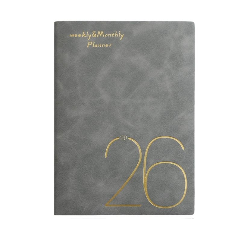 A 5 2026 Schedule Notebook Journaling Notebooks Leather Calendar Planner Monthly Planner for Home Office School Supplies серый
A 5 2026 Schedule Notebook Journaling Notebooks Leather Calendar Planner Monthly Planner for Home Office School Supplies серый