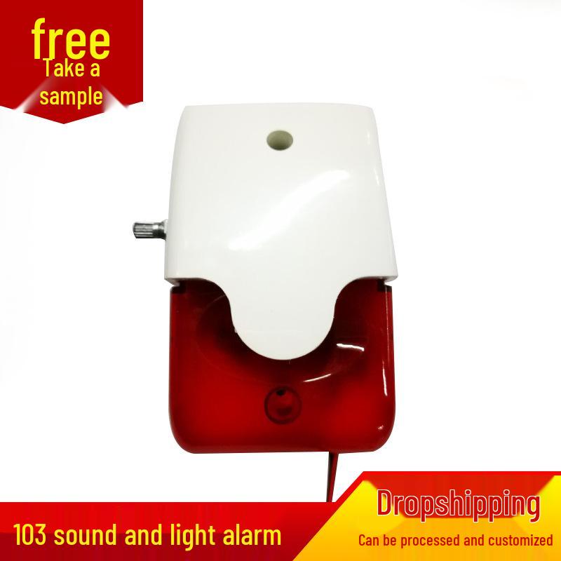 Adjustable Multi-Voltage Alarm Horn: High Decibel, 5V-220V, Sound & Light Alerts, Model 103
Adjustable Multi-Voltage Alarm Horn: High Decibel, 5V-220V, Sound & Light Alerts, Model 103