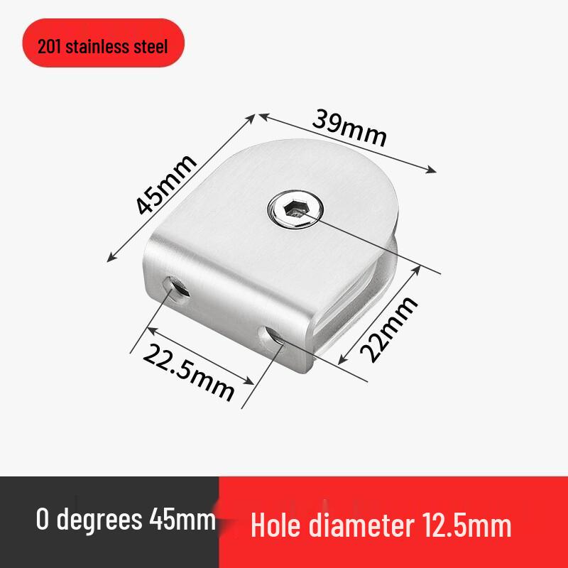 304 Stainless Steel 90° Corner Glass Clip for Bathroom Shower Tempered Glass
304 Stainless Steel 90° Corner Glass Clip for Bathroom Shower Tempered Glass