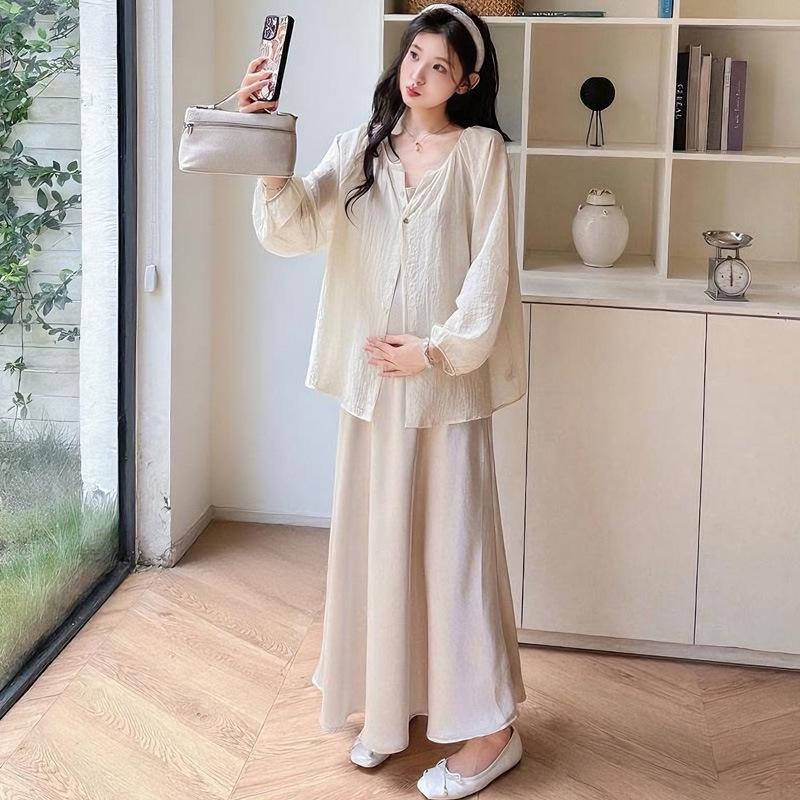 2026 Korean Style Summer Maternity Set: Simple Acetate Camisole Dress & Sun Protection Cardigan XL
2026 Korean Style Summer Maternity Set: Simple Acetate Camisole Dress & Sun Protection Cardigan XL