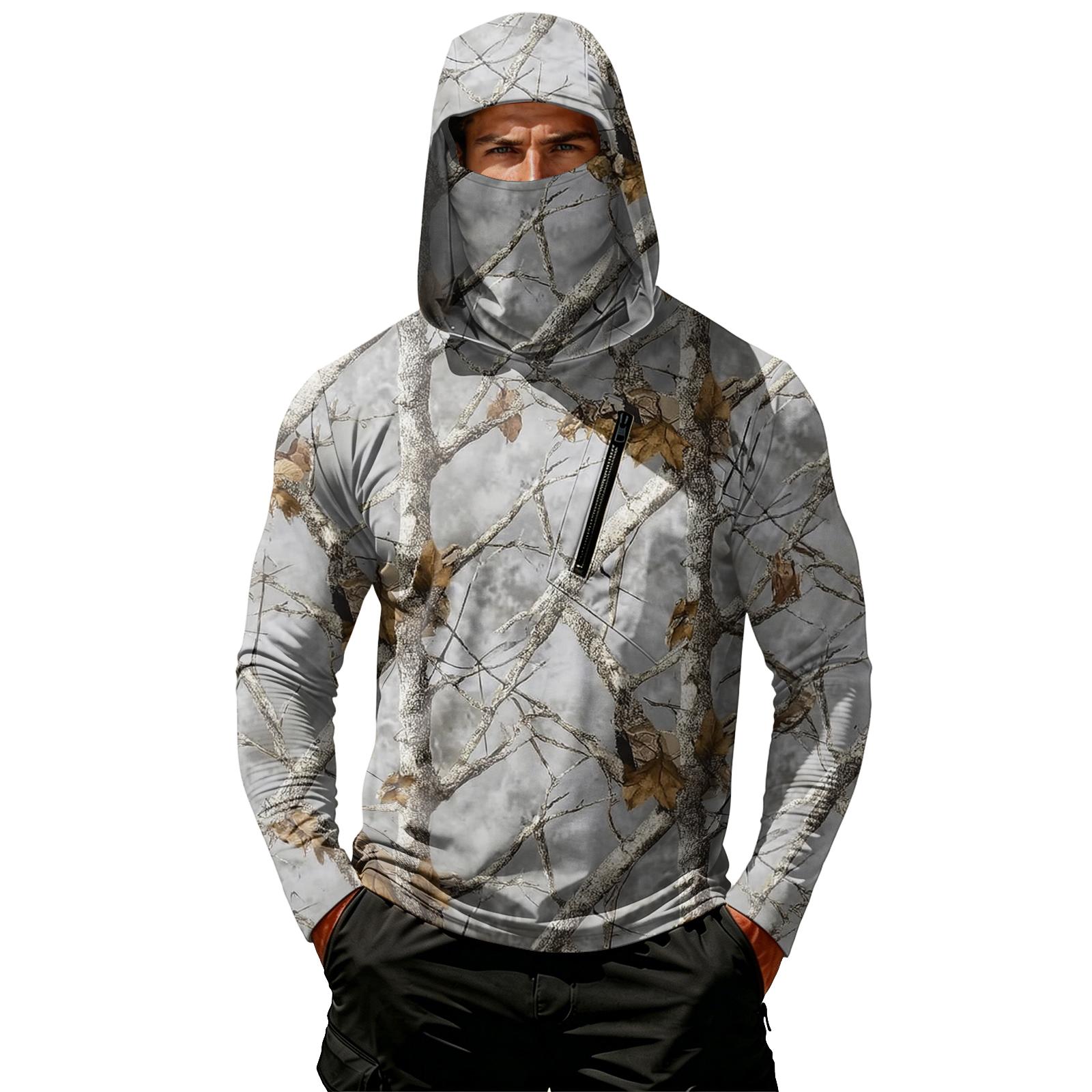 Men s Casual Leaf Camouflage Print Hoodie Long Sleeve Sun Protection Jacket Lightweight Breathable Outdoor Pullover with Zipper Pocket XXXL
Men s Casual Leaf Camouflage Print Hoodie Long Sleeve Sun Protection Jacket Lightweight Breathable Outdoor Pullover with Zipper Pocket XXXL