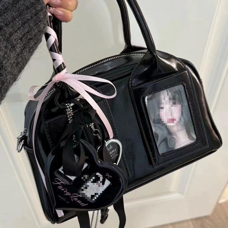Korean Transparent 2026 Y2K Itabag Harajuku Shoulder Bag Women New Crossbody Bag Female Japanese Designer Trend Handbag Purse чёрный
Korean Transparent 2026 Y2K Itabag Harajuku Shoulder Bag Women New Crossbody Bag Female Japanese Designer Trend Handbag Purse чёрный