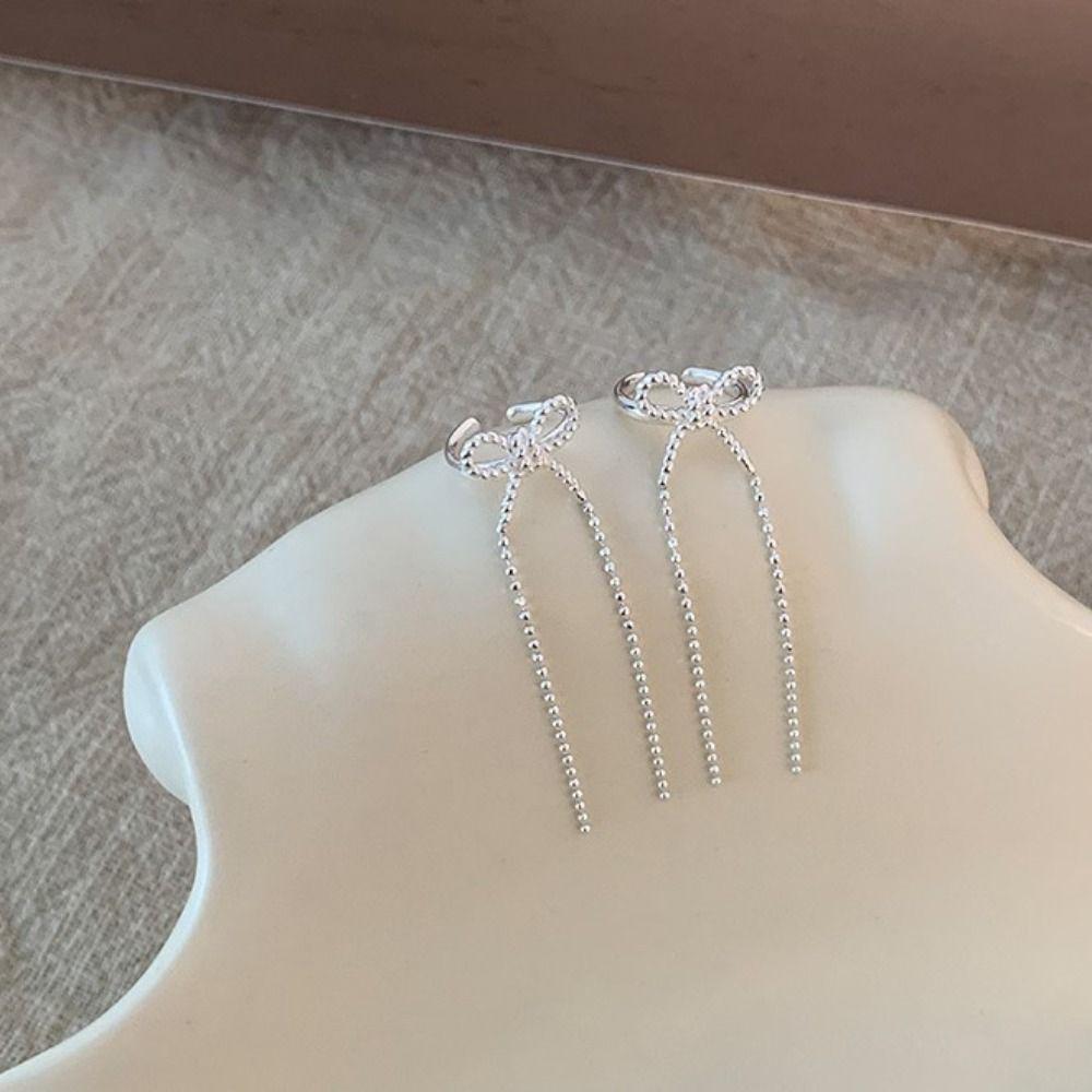 1pc Balletcore Bow Ear Clips Harajuku Non-piercing Earrings Dangle Chain Bow Ear Cuffs Women 1PC Ear Cuff
1pc Balletcore Bow Ear Clips Harajuku Non-piercing Earrings Dangle Chain Bow Ear Cuffs Women 1PC Ear Cuff