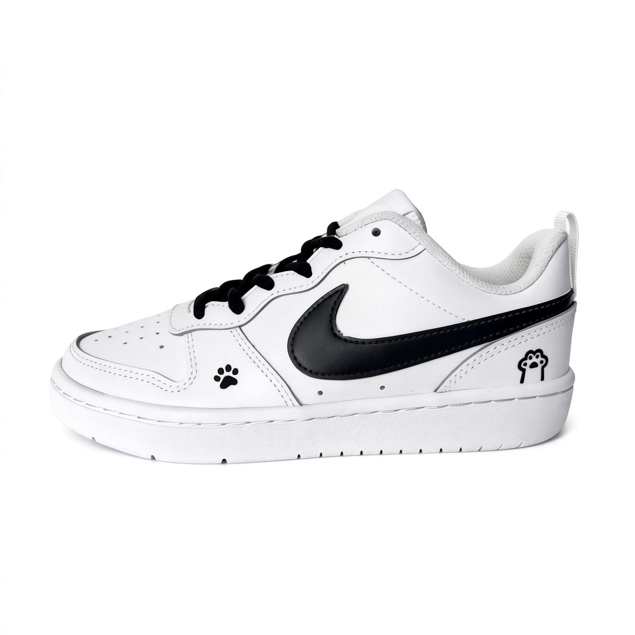 Nike Court Borough 2 Dark Night Cute Claw Leather Slip Resistant Cushioning Abrasion Resistant Low top Skateboard Shoes BQ5448-100(team1670-) 36
Nike Court Borough 2 Dark Night Cute Claw Leather Slip Resistant Cushioning Abrasion Resistant Low top Skateboard Shoes BQ5448-100(team1670-) 36