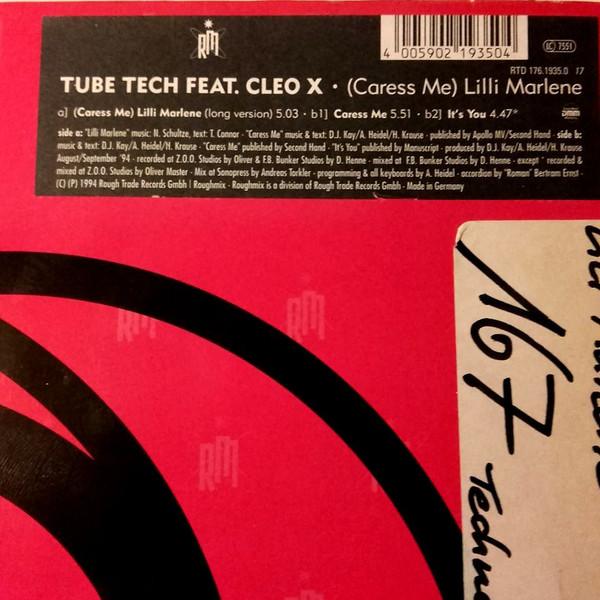 12inch Record TUBE TECH - (Caress Me) Lilli Marlene RTD17619350 Roughmix 1994 Germany Dance & Electronica Used
12inch Record TUBE TECH - (Caress Me) Lilli Marlene RTD17619350 Roughmix 1994 Germany Dance & Electronica Used