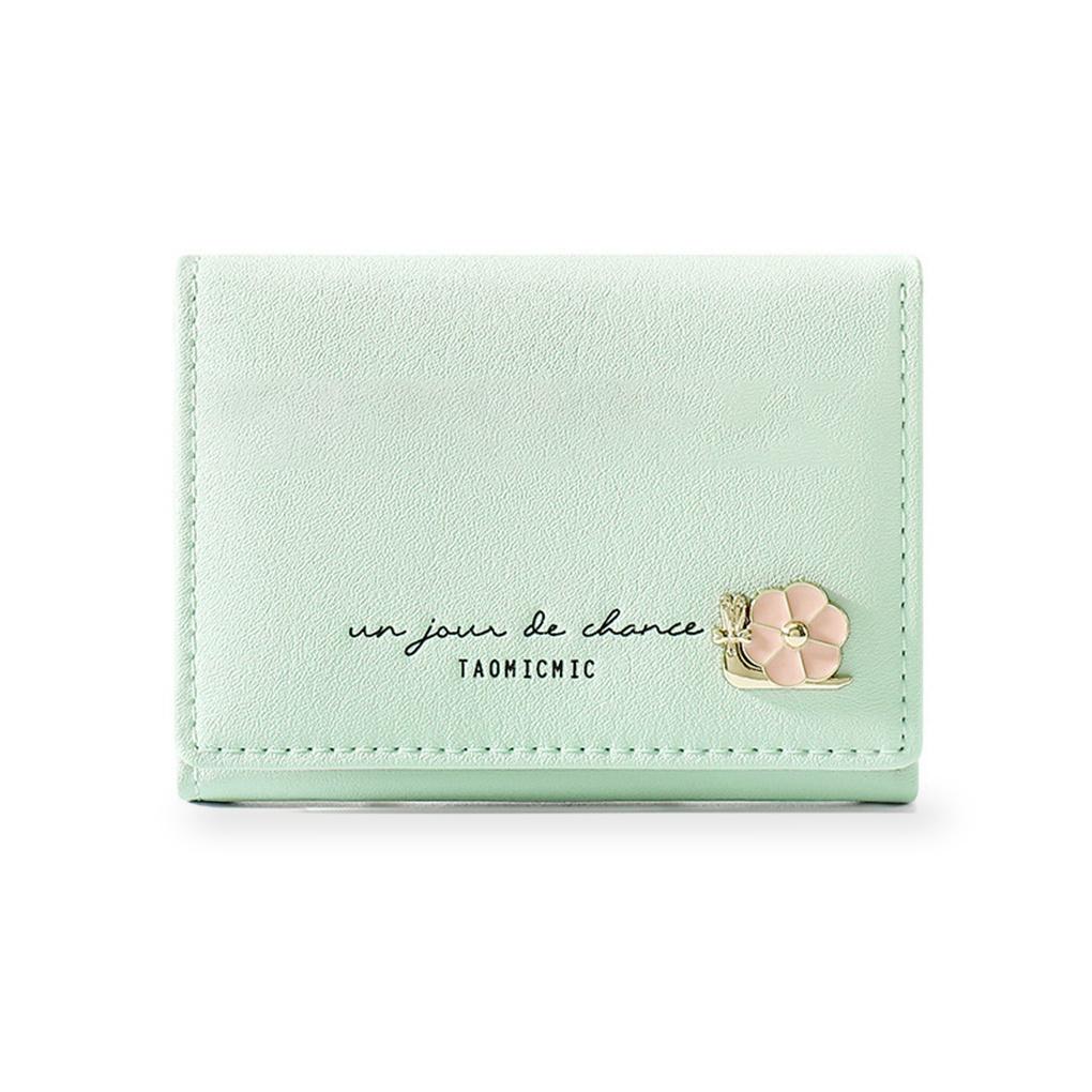 Women 3-Folding Cash Purse Travel Leather Holder Birthday Mini Bag Card Pocket Personalized Wallet Money Anniversary Gifts зелений
Women 3-Folding Cash Purse Travel Leather Holder Birthday Mini Bag Card Pocket Personalized Wallet Money Anniversary Gifts зелений