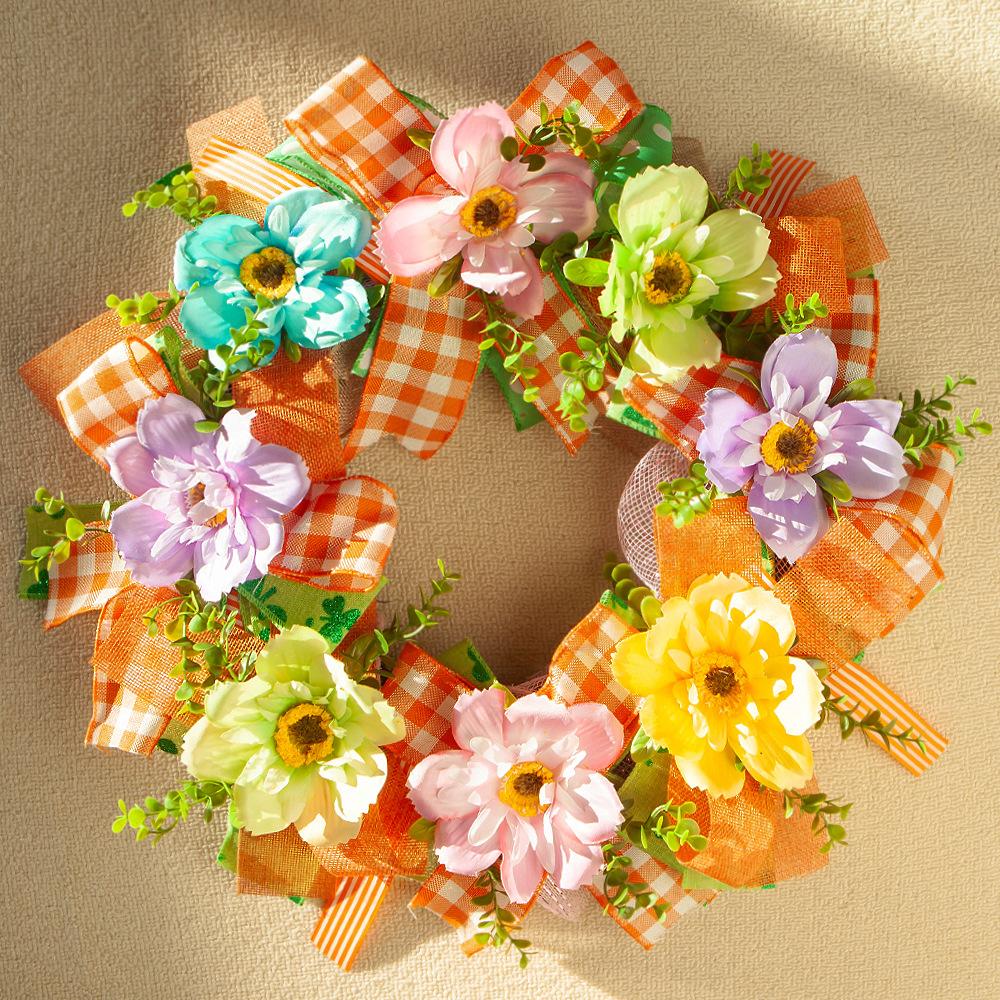 Венок из лилий Украшение двери дома Пасха, Св.. День Святого Патрика, декоративный венок-имитация
Венок из лилий Украшение двери дома Пасха, Св.. День Святого Патрика, декоративный венок-имитация