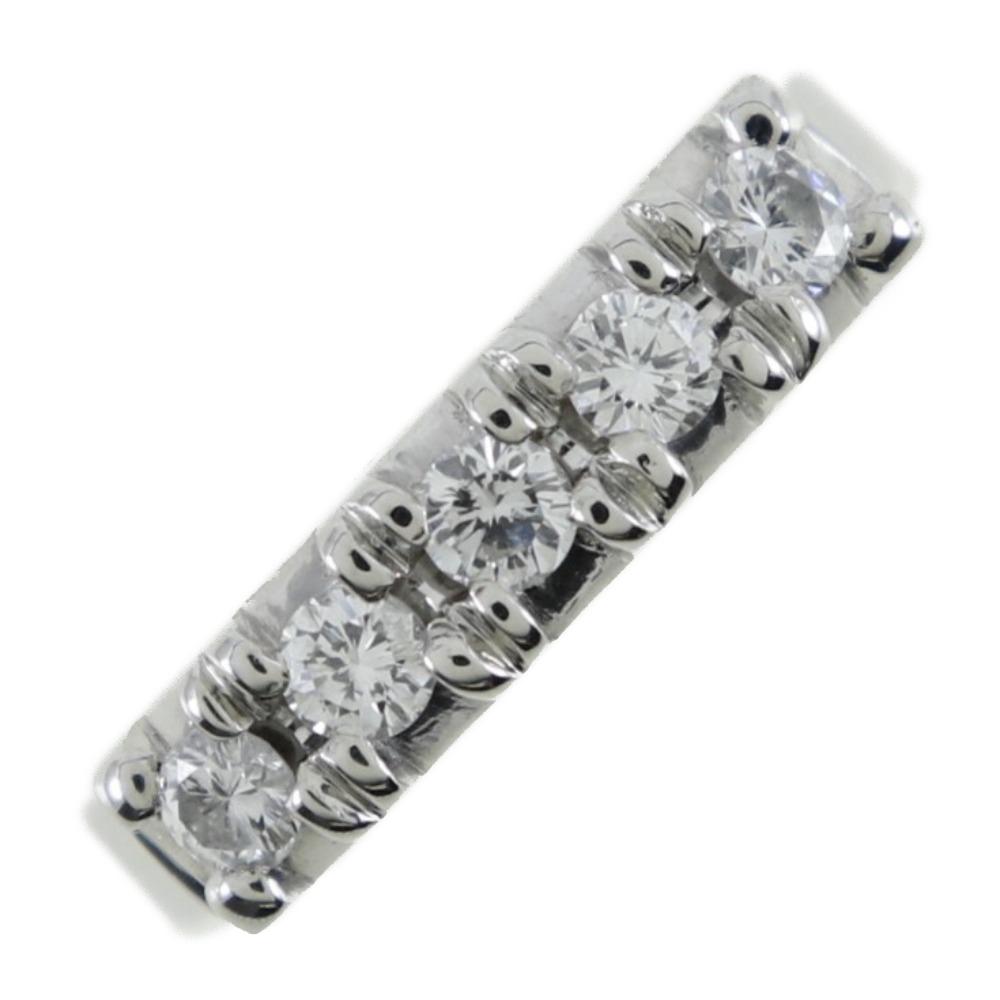 One character Ring 5P Pt900Platinum/diamond #4.1(US Size) One character 3.8g Women Used
One character Ring 5P Pt900Platinum/diamond #4.1(US Size) One character 3.8g Women Used