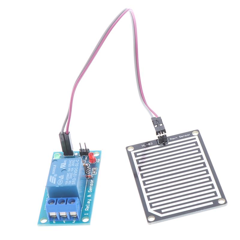 Rain water sensor detection module+dc 5v 12v relay control module for arduino
Rain water sensor detection module+dc 5v 12v relay control module for arduino