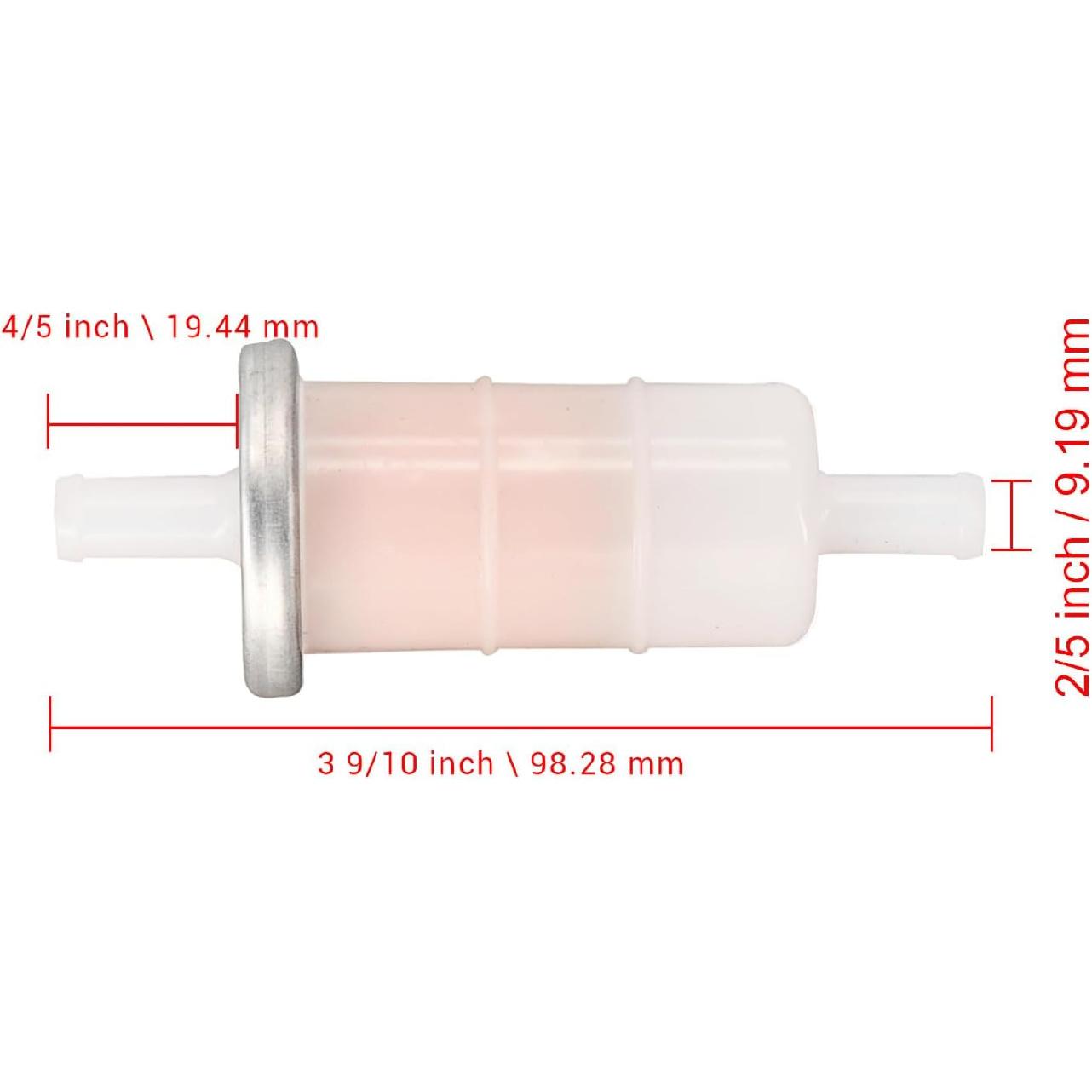 2 PCS Fuel Filter 49019-1055 49019-0032 Compatible with Kawasaki Mule Motorcycle ATV 610 600 2510 3010 Engine FD501D FD501V FD590V FD611V FD620D
2 PCS Fuel Filter 49019-1055 49019-0032 Compatible with Kawasaki Mule Motorcycle ATV 610 600 2510 3010 Engine FD501D FD501V FD590V FD611V FD620D