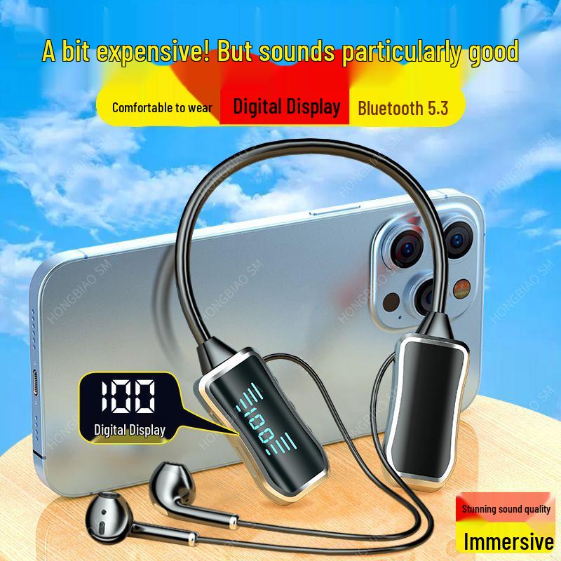 XY/060 Neck-Hanging Bluetooth Headset: Wireless, Long Standby, Perfect for Running & Karaoke Pink Box
XY/060 Neck-Hanging Bluetooth Headset: Wireless, Long Standby, Perfect for Running & Karaoke Pink Box