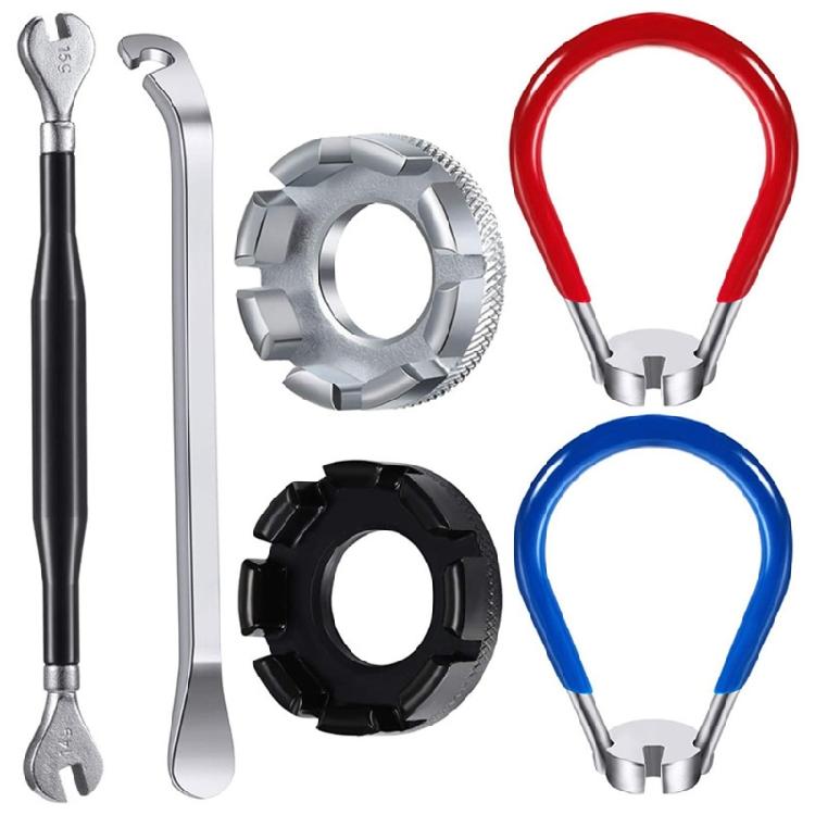 Spoke Adjustment Tool Set Bicycles Spoke Wrench Tire Lever Spoke Tensioner Repair Tool Cycling Pocket Tool Enduring
Spoke Adjustment Tool Set Bicycles Spoke Wrench Tire Lever Spoke Tensioner Repair Tool Cycling Pocket Tool Enduring