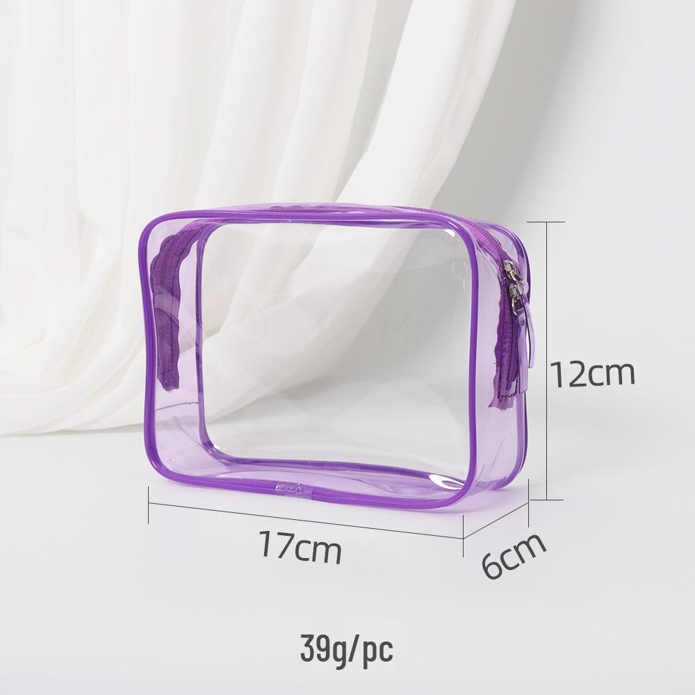 Purple Waterproof PVC Cosmetic Bag with Wet/Dry Separation and Portable Zipper фиолетовый
Purple Waterproof PVC Cosmetic Bag with Wet/Dry Separation and Portable Zipper фиолетовый