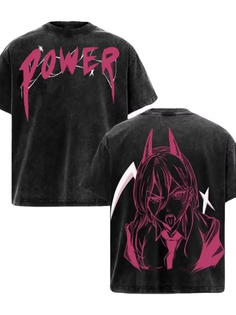 Power Chainsaw Man Anime Clothing Men Women Oversized Tshirts Short Sleeve Washed T Shirt Vintage Cotton Tshirt Harajuku Tops XL
Power Chainsaw Man Anime Clothing Men Women Oversized Tshirts Short Sleeve Washed T Shirt Vintage Cotton Tshirt Harajuku Tops XL