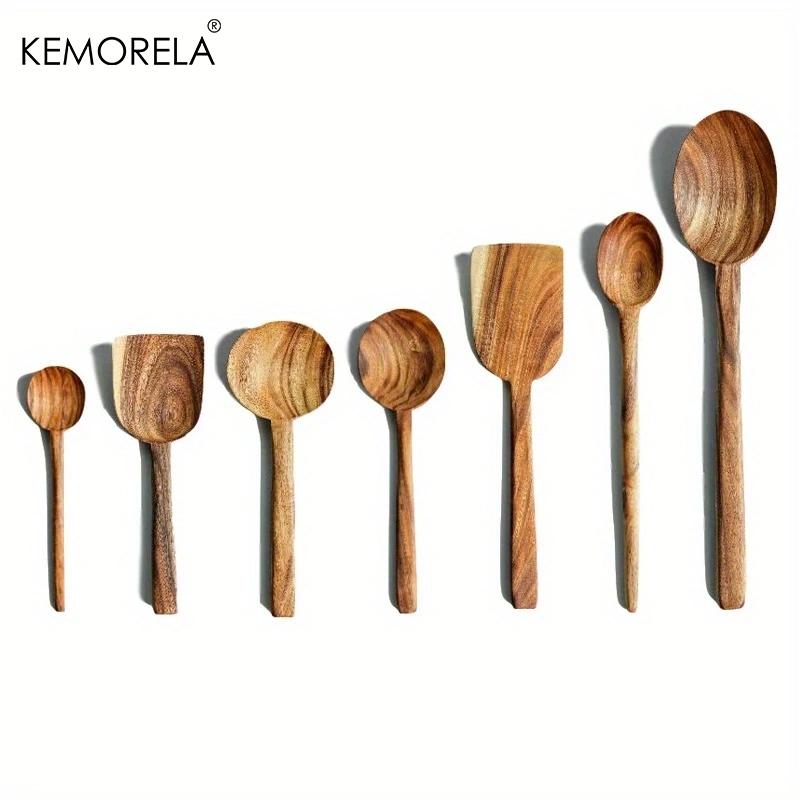 Thai Wooden Non-stick Spatula Coffee Spoon Cooking Wood Kitchen Cookware Supplies Kitchen Tool Set
Thai Wooden Non-stick Spatula Coffee Spoon Cooking Wood Kitchen Cookware Supplies Kitchen Tool Set