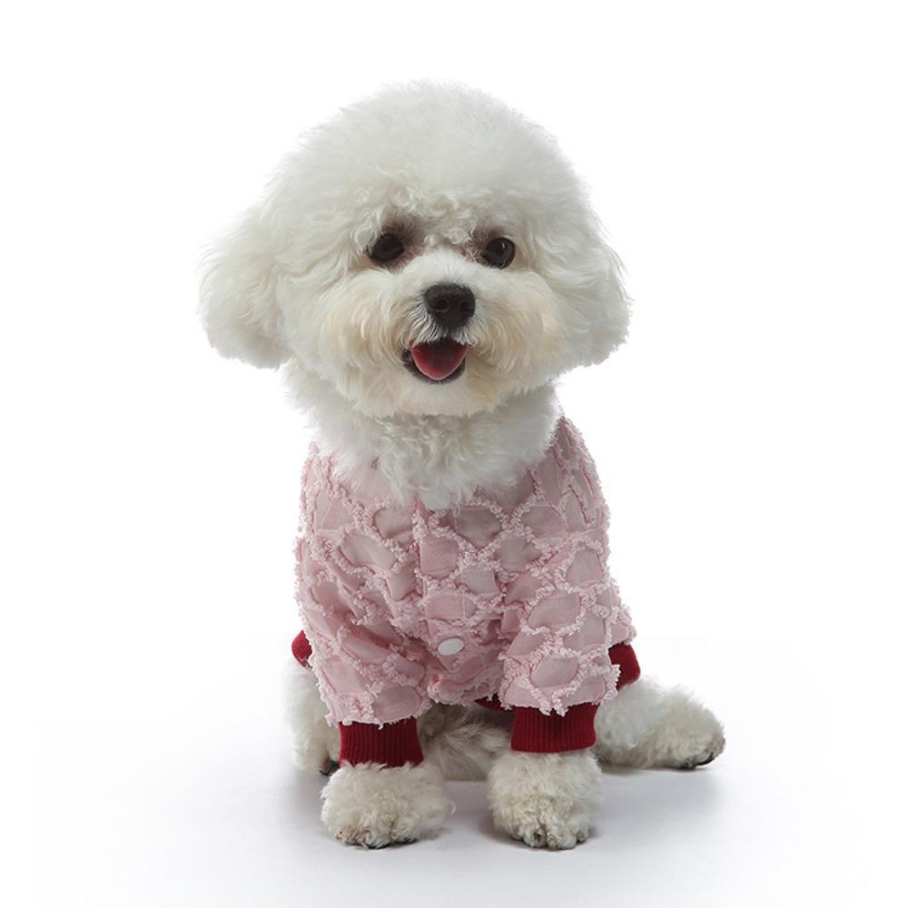Export small autumn small and medium-sized dog breathable lace contrasting T-shirt Bigbear teddy Pomeranian clothing dog clothes S
Export small autumn small and medium-sized dog breathable lace contrasting T-shirt Bigbear teddy Pomeranian clothing dog clothes S