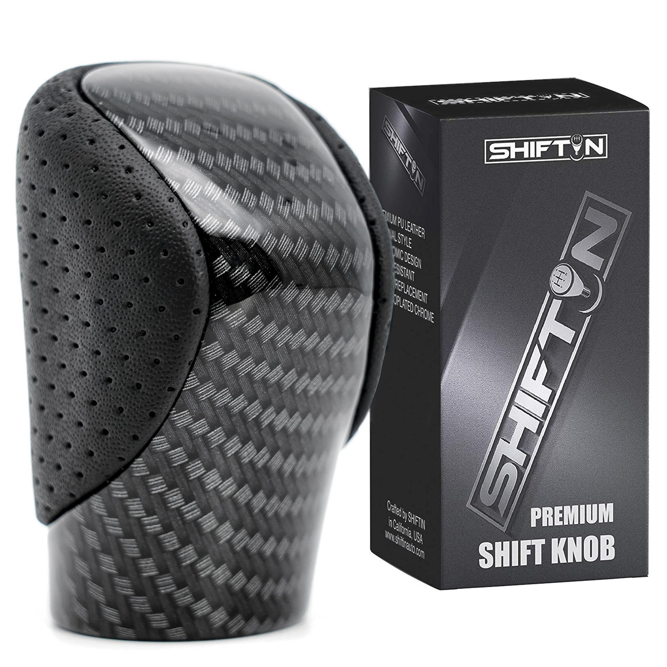 SHIFTIN ручка переключения передач для Lexus ES GS GX NX RC RX 200t 300 350 3450h 450hL 350L черная (Перфорированная кожа/Узор из карбона)
SHIFTIN ручка переключения передач для Lexus ES GS GX NX RC RX 200t 300 350 3450h 450hL 350L черная (Перфорированная кожа/Узор из карбона)