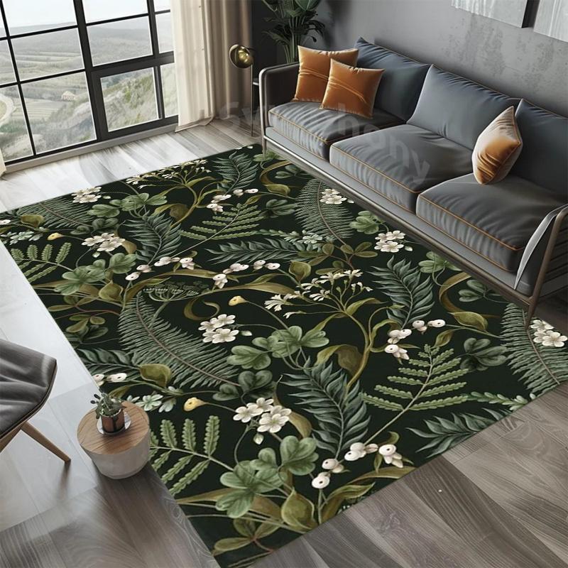 Carpet for Living Room Floral Botanical Washable Bedroom Bedside Rug Soft Non-slip Coffee Table Floor Mat Home Decoration Tapis 50X80CM
Carpet for Living Room Floral Botanical Washable Bedroom Bedside Rug Soft Non-slip Coffee Table Floor Mat Home Decoration Tapis 50X80CM