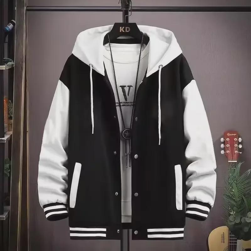 2024 Осень/Зима Трендовый Подростковый Бейсбольный Кардиган С Капюшоном Свитер XL чёрный
2024 Осень/Зима Трендовый Подростковый Бейсбольный Кардиган С Капюшоном Свитер XL чёрный