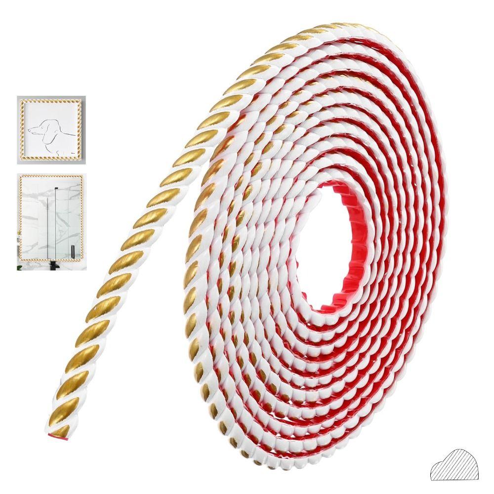 DIY Decoration Paintable Wall Baseboard Self-Adhesive Peel and Stick Molding Trim PVC 5m Paneling Strip Cabinet
DIY Decoration Paintable Wall Baseboard Self-Adhesive Peel and Stick Molding Trim PVC 5m Paneling Strip Cabinet