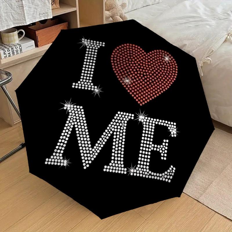 1pc I Love Me Automatic Open/Close Umbrella, 8-Rib Sturdy Frame, Umbrella for Travel, Everyday, Formal Events yy251126019
1pc I Love Me Automatic Open/Close Umbrella, 8-Rib Sturdy Frame, Umbrella for Travel, Everyday, Formal Events yy251126019