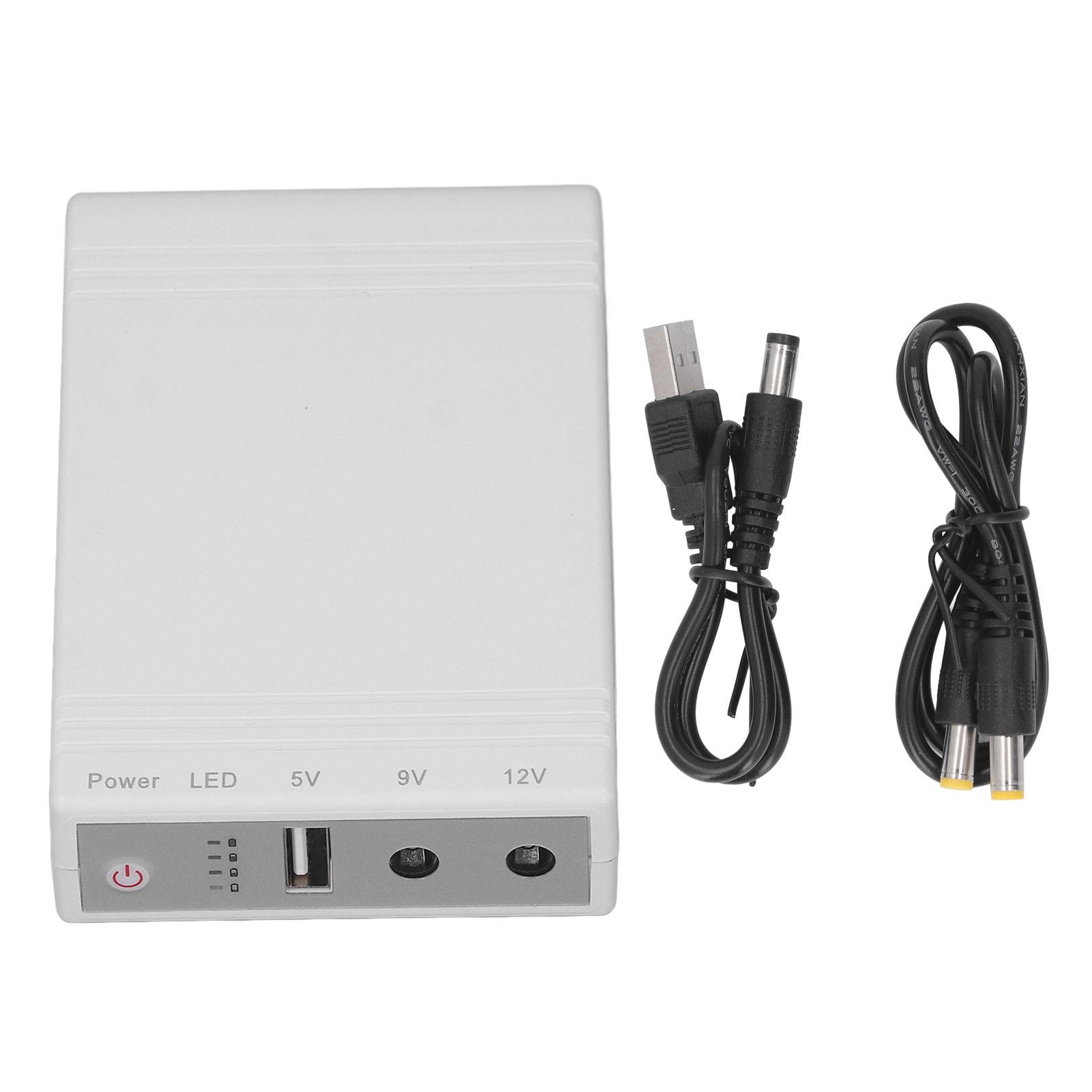 Джерело безперебійного живлення Mini UPS 10400mAh USB 5V DC 9V 12V Output DC 5V Input for Camera
Джерело безперебійного живлення Mini UPS 10400mAh USB 5V DC 9V 12V Output DC 5V Input for Camera