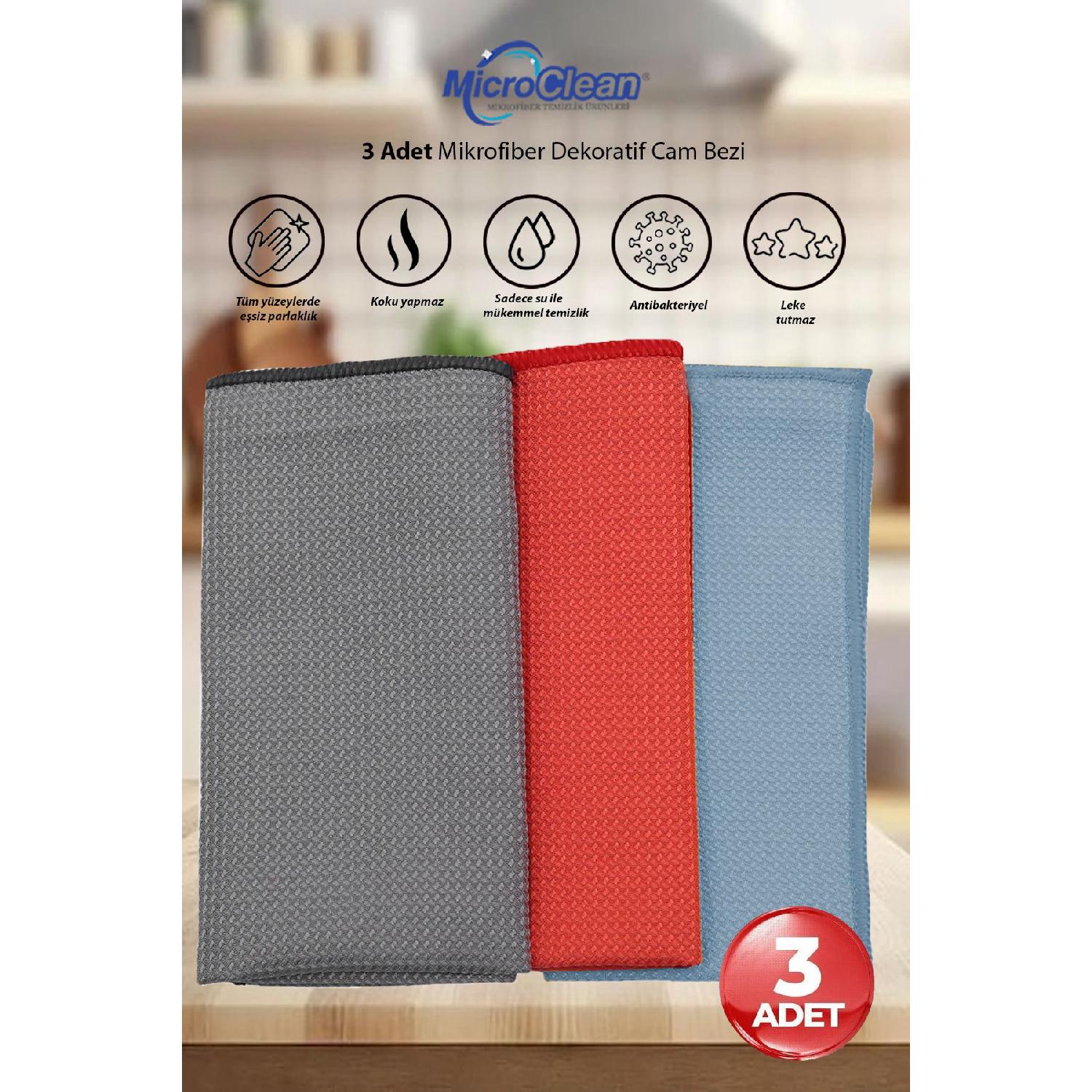 Missclean (3 Pieces) Glass And Mirror Cloth Microfiber General Cleaning Cloth Multi-colored 40*40 Cm
Missclean (3 Pieces) Glass And Mirror Cloth Microfiber General Cleaning Cloth Multi-colored 40*40 Cm
